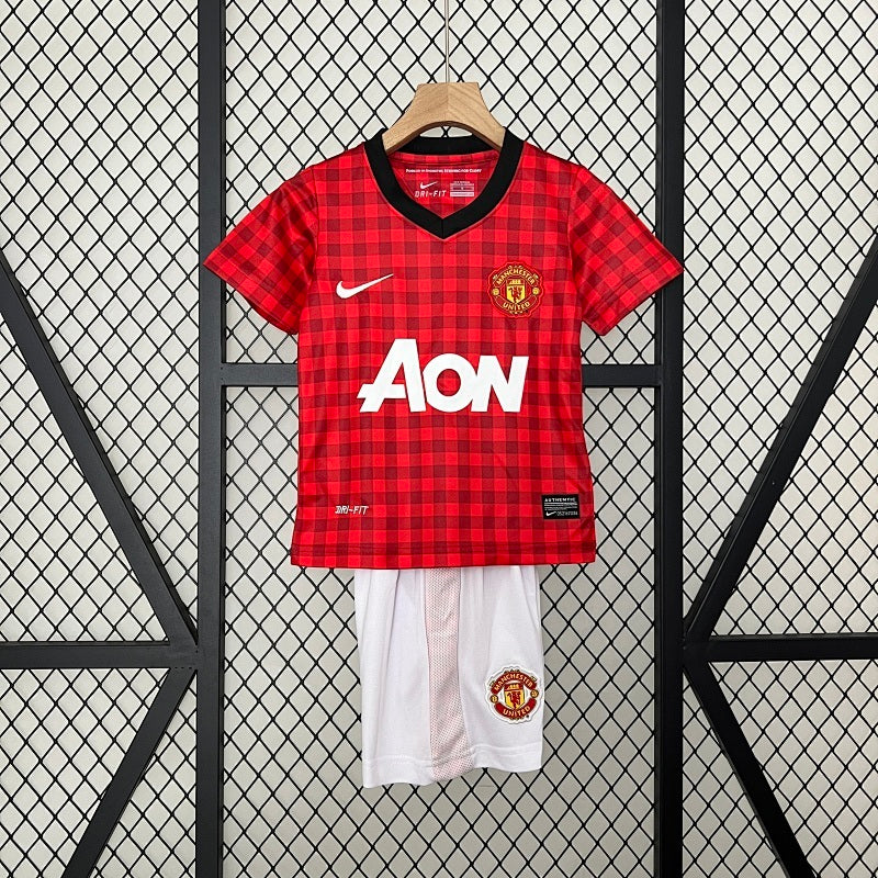 Kids Manchester United 2012/13 Home Jersey Kit Fan Version