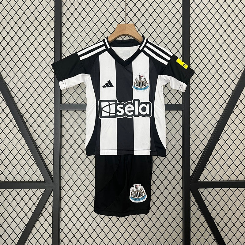 2024/25 Kids Newcastle United Home Jersey Kit Fan Version