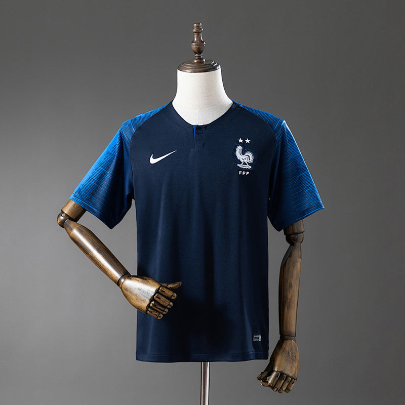 France 2018 Home Retro Jersey Fan Version