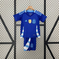 2024 Kids Argentina Away Jersey Kit Fan Version