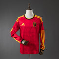 Belgium 2026 Home Long-Sleeve Jersey Fan Version