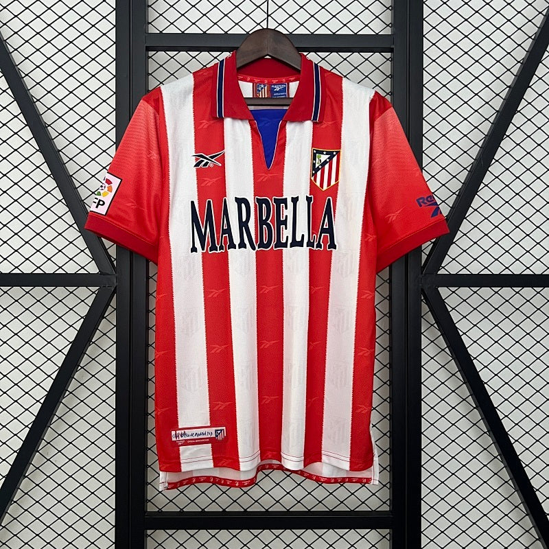 Retro Atletico Madrid 1998/99 Home Jersey Fan Version
