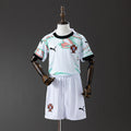 2025 Kids Portugal 2024 Away Jersey Kit Fan Version
