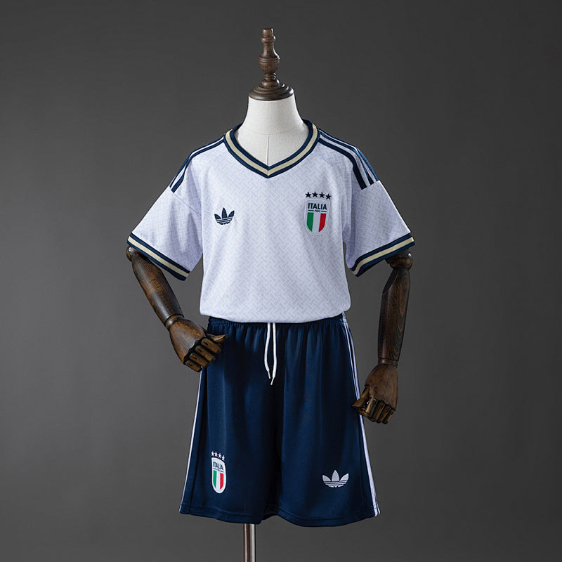 Italy 2026 Away Kids Kit Jersey Fan Version