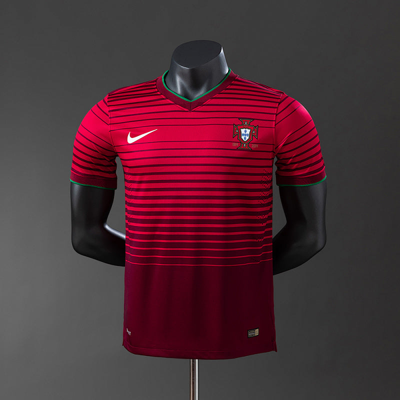 Portugal 2014 Player Version Retro Home Jersey