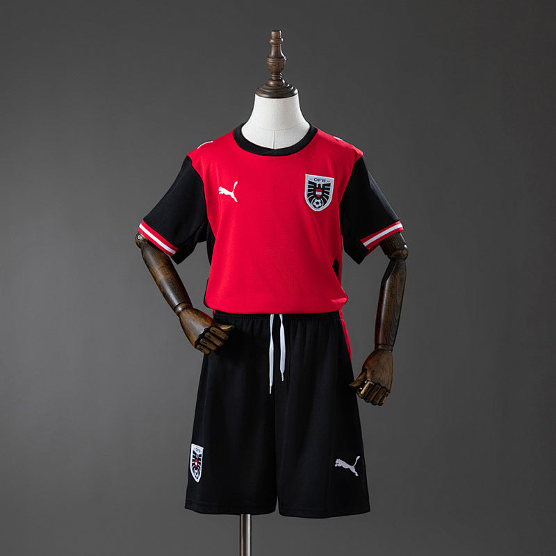 Austria 2026 Home Kids Kit Jersey Fan Version