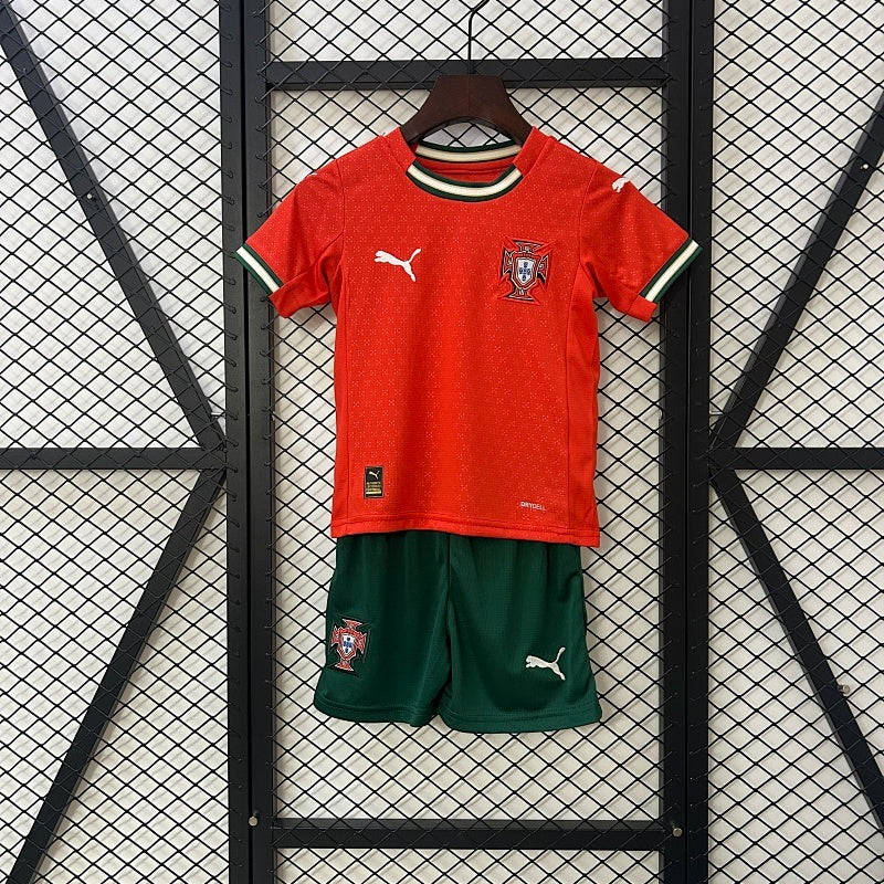 2025 Kids Portugal Home Jersey kit