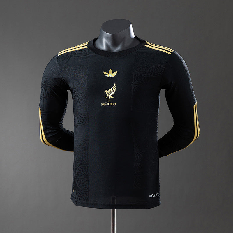 Mexico 2025/26 Special Edition Black Long Sleeve Player Version Jersey