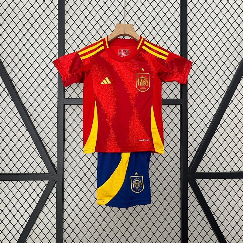 2024 Kids Kit Spain Home Jersey Fan Version