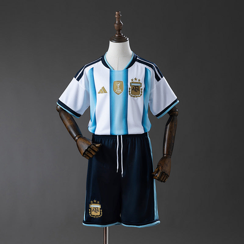 Argentina 2026 Home Kids Kit Jersey Fan Version