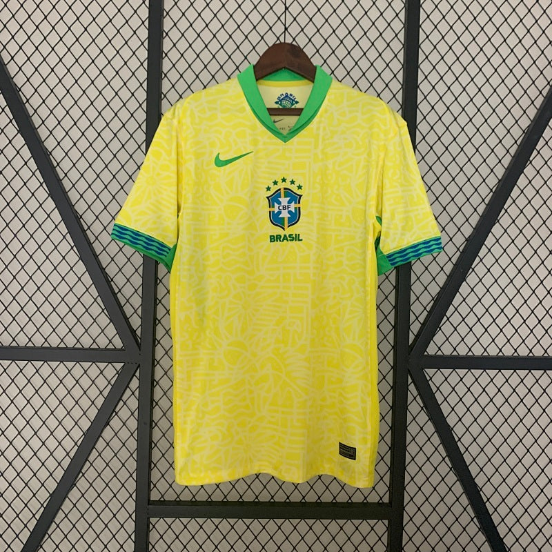 2024 Brazil Home Jersey Fan Version