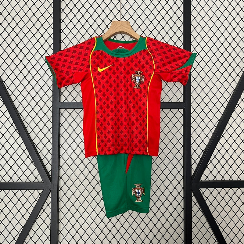 Kids Portugal 2004 Home Jersey Kit