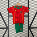 Kids Portugal 2004 Home Jersey Kit