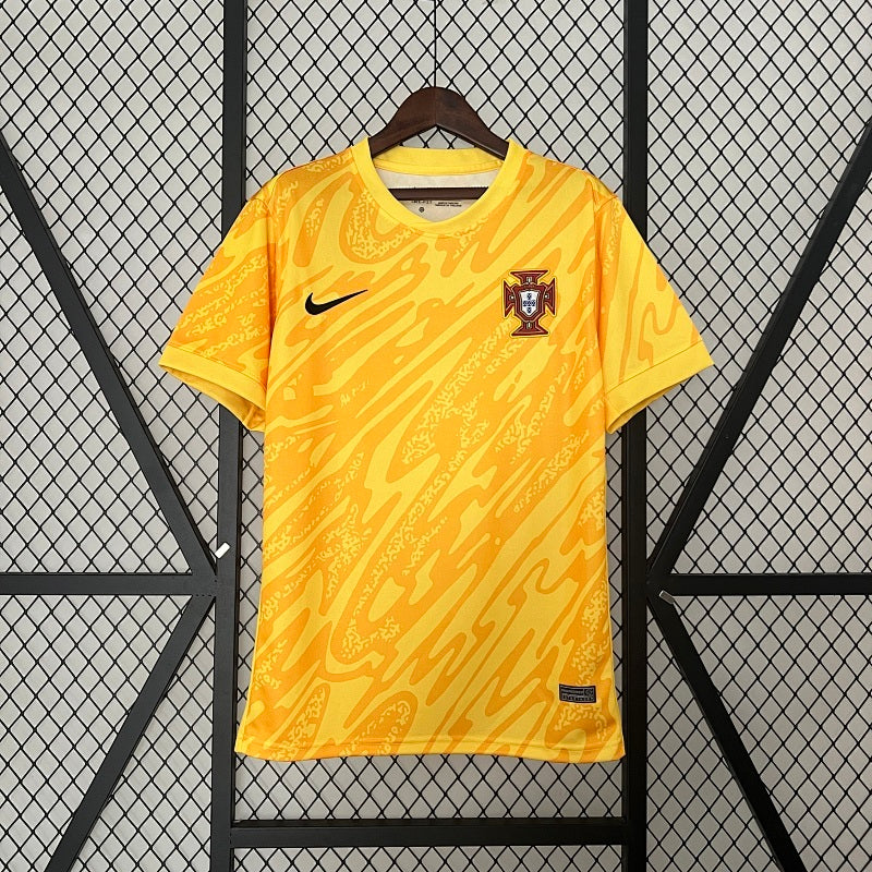 2024 Goalkeeper Portugal Yellow Fan Version