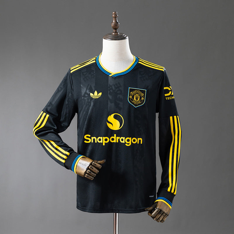 Manchester United 2025/26 Third Away Long-Sleeve Jersey Fan Version