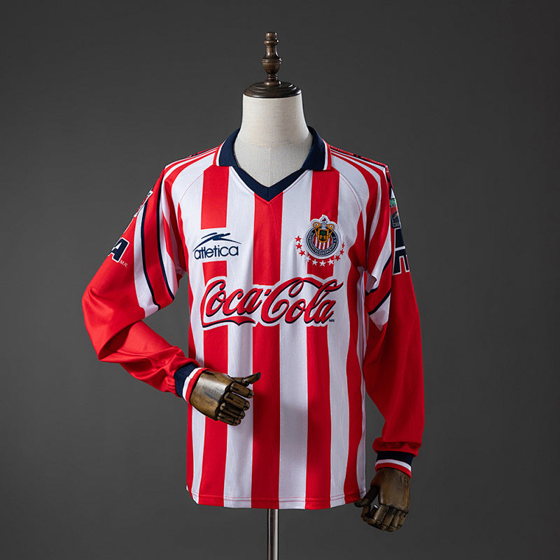 Guadalajara 1998/99 Home Long-Sleeve Retro Jersey Fan Version