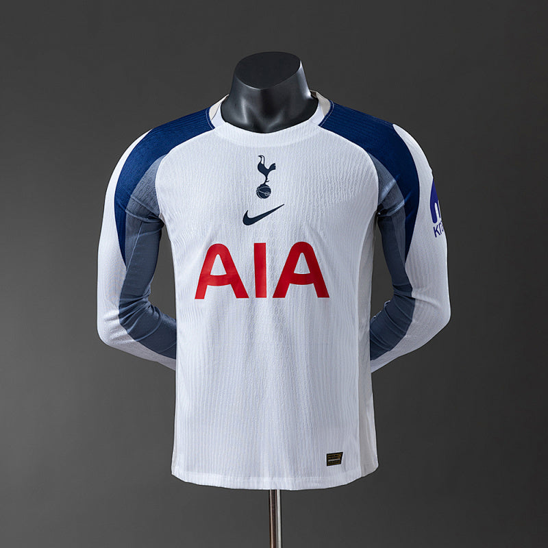 Tottenham Hotspur 2025/26 Player Version Home Long Sleeve Jersey