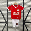 Kids Manchester United 2006/07 Home Jersey Kit Fan Version