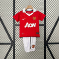 Kids Manchester United 2010/11 Home Jersey Kit Fan Version