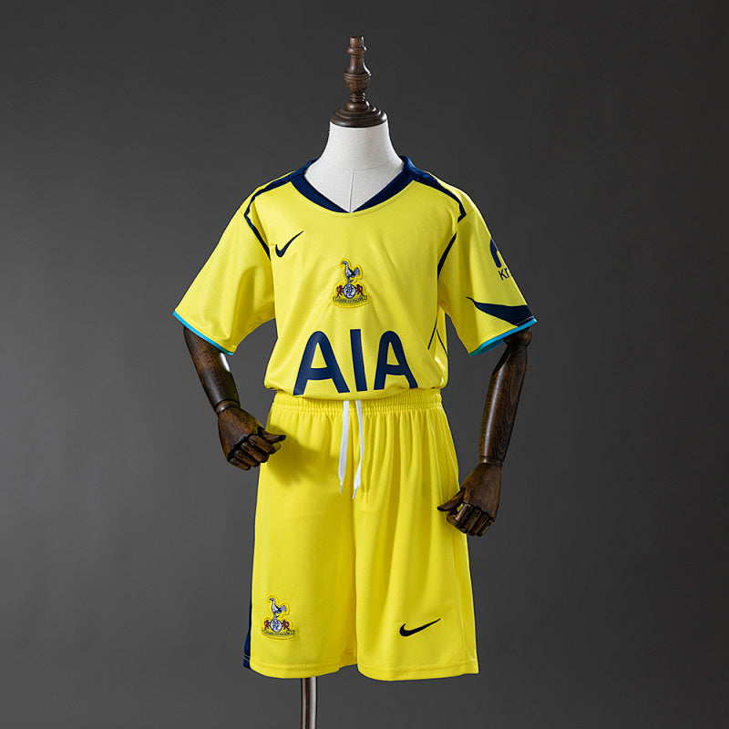 Tottenham Hotspur 2025/26 Third Away Kids Kit Jersey Fan Version