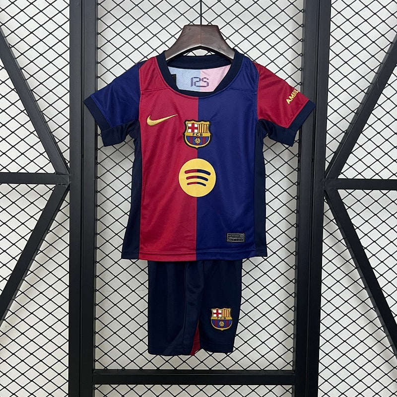 2024/25 Kids Barcelona Home Jersey Kit