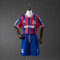 Crystal Palace 2025/26 Home Kids Kit Jersey Fan Version