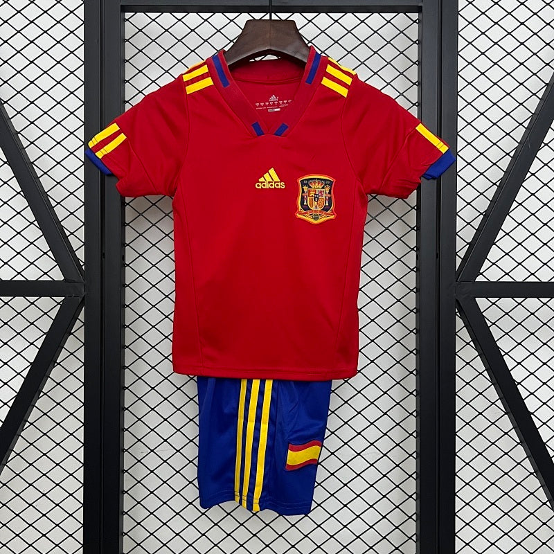 Kids Spain 2010 Home Jersey Kit Fan Version