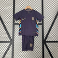 2024 Kids England Away Jersey Kit Fan Version
