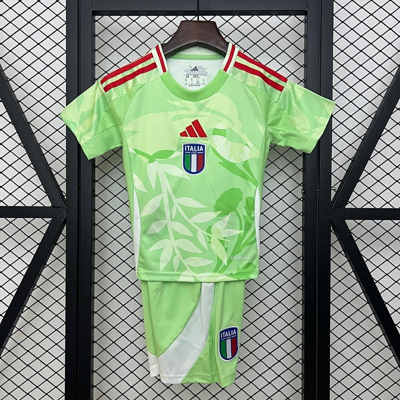 2025 Kids Italy Away Jersey Kit Fan Version