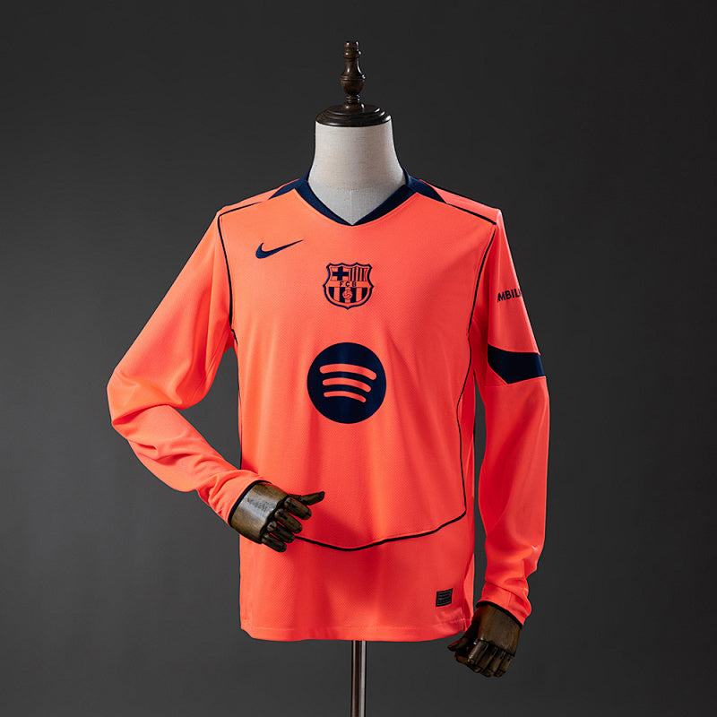 Barcelona 2025/26 Third Away Long-Sleeve Jersey Fan Version