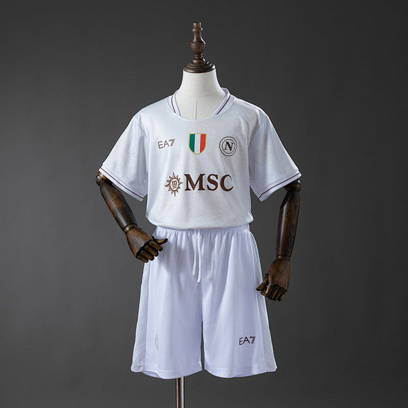 Napoli 2025/26 Third Away Kids Kit Jersey Fan Version