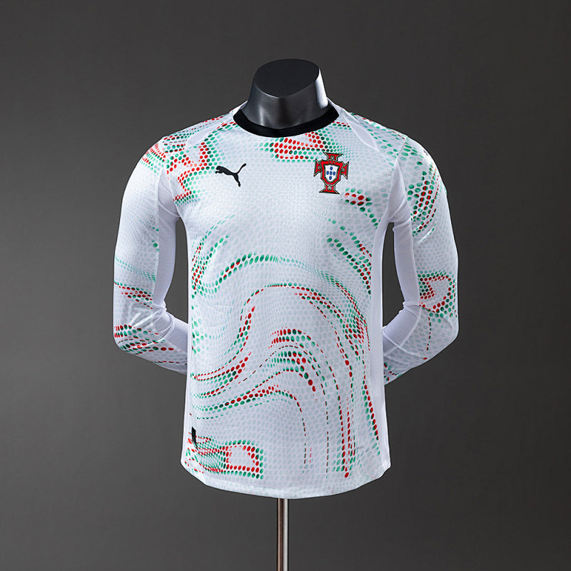 2025 Long Sleeve Portugal Away Jersey Player Version