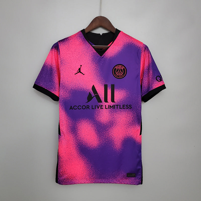 2020/21 Jordan PSG Fourth Away Purple Jersey Fan Version