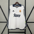Retro Long Sleeve Real Madrid 2000/01 Home Jersey