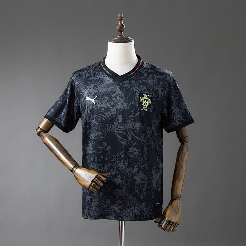 Portugal 2026 Commemorative Edition - Black Jersey Fan Version