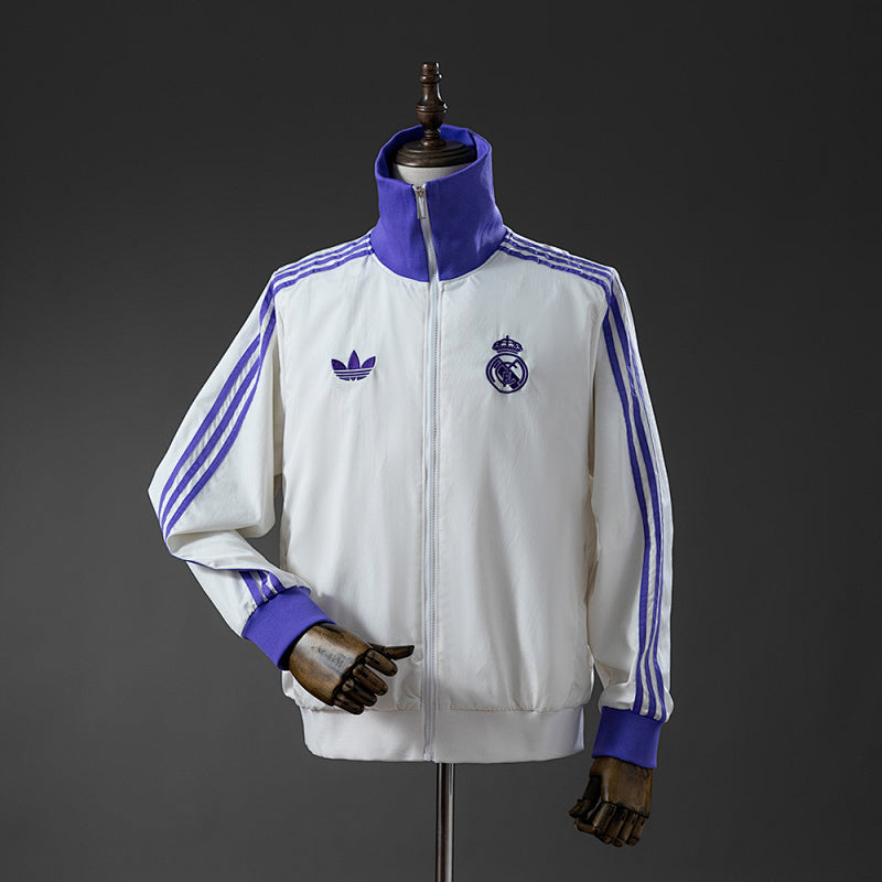 Real Madrid x Beckenbauer Windbreaker - Miracle WhiteMagic Purple
