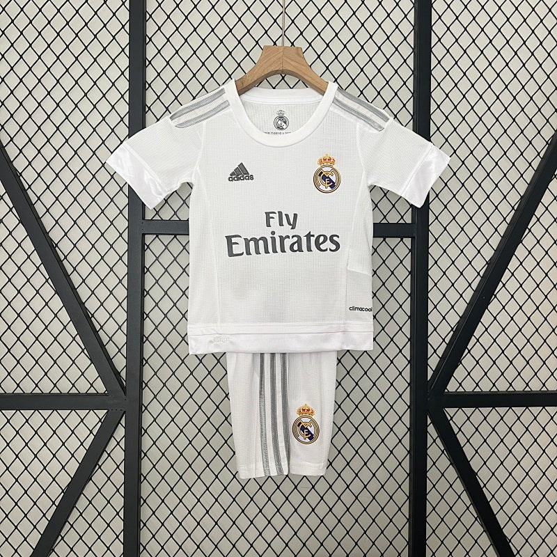 Kids Real Madrid 2015/16 Home Jersey Kit