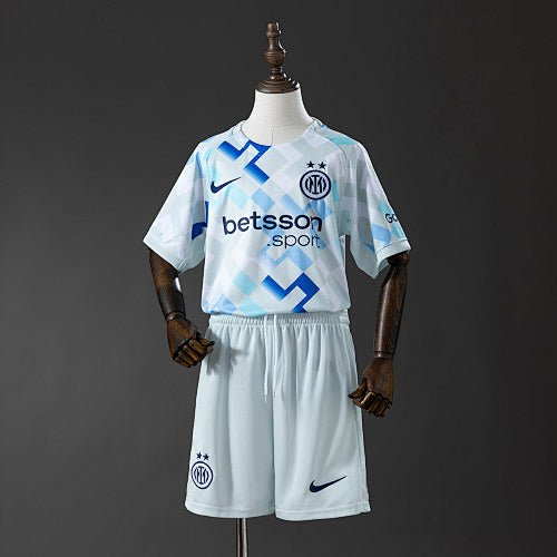 Inter Milan 2025/26 Away Kids Kit Jersey Fan Version