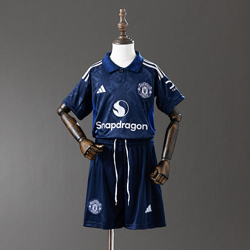 Manchester United 2024/25 Away Kids Kit Jersey Fan Version