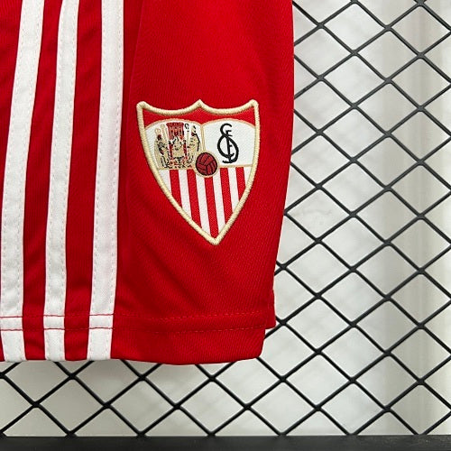 2025/26 Sevilla Away Kids Kit Jersey Fan Version