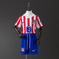Atletico Madrid 2025/26 Home Kids Kit Jersey Fan Version