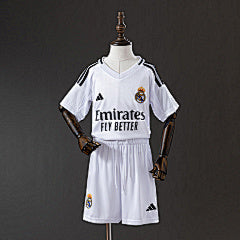 2024/25 Kids Real Madrid Home Jersey Kit