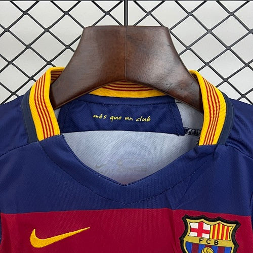 Kids Barcelona 2015/16 Home Jersey Kit