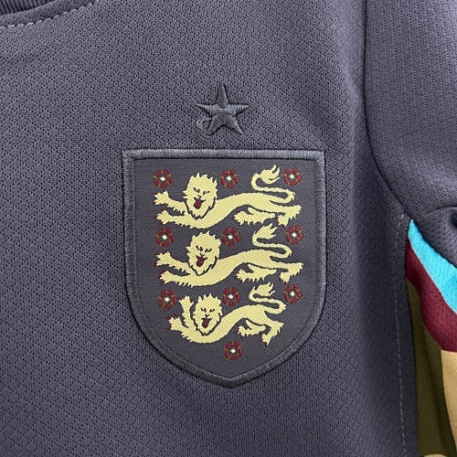 2024 Kids England Away Jersey Kit Fan Version