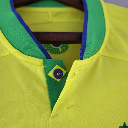 2022 Brazil World Cup Jersey Home Fan Version