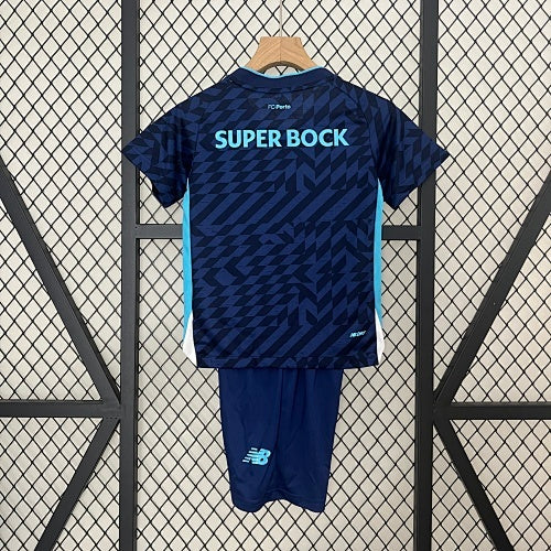 2024/25 Kids Porto Third Away Jersey Kit Fan Version