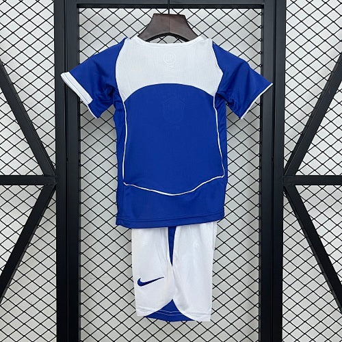 Kids Brazil 2004 Away Jersey Kit
