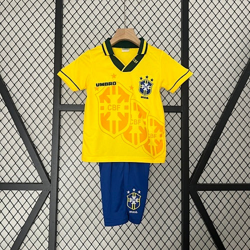 Kids Brazil 1993/94 Home Jersey Fan Version