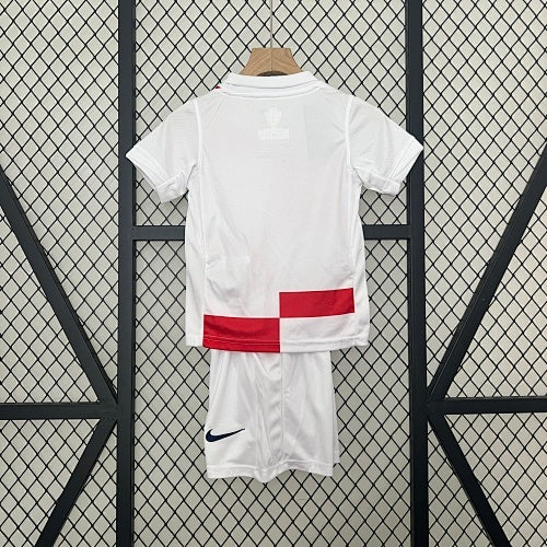 2024 Kids Croatia Home Jersey Kit Fan Version