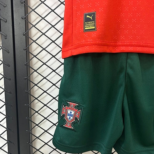 2025 Kids Portugal Home Jersey kit
